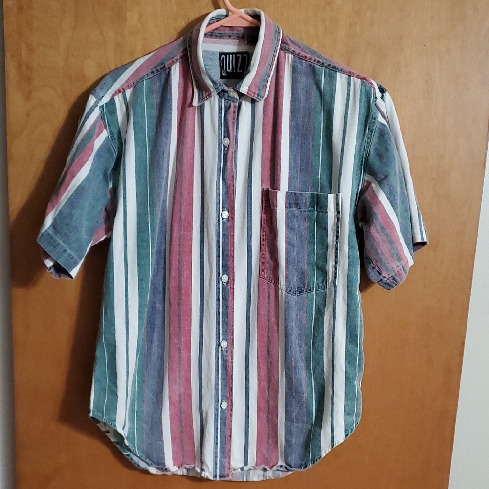 Men's Multicolor Striped Casual Shirt